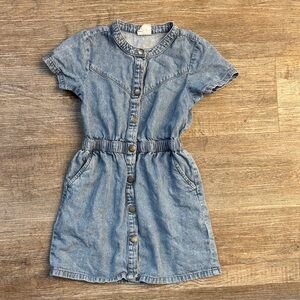 Cotton on kids denim dress with pockets